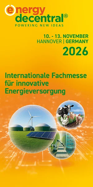 EnergyDecentral 2026 vom 10. bis 13. November in Hannover